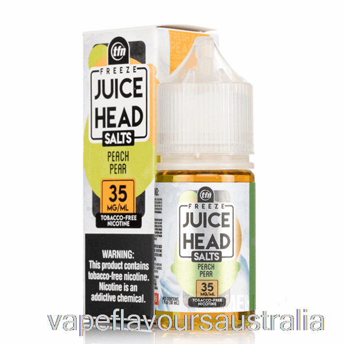 Vape Flavours Australia FREEZE Peach Pear - Juice Head Salts - 30mL 50mg